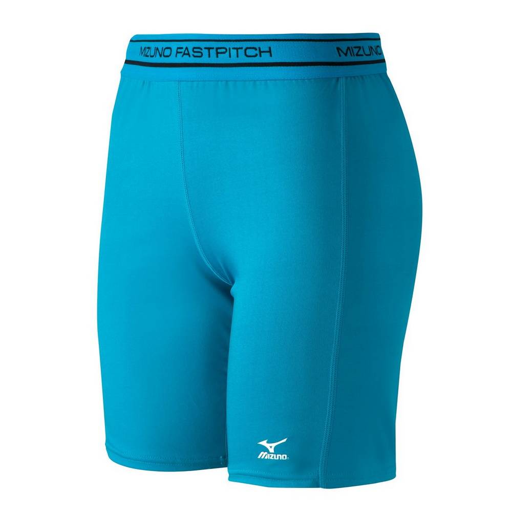 Mizuno Women's Low Rise Compression Sliding Shorts Blue (350545-WXZ)